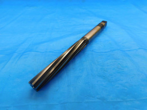 PRATT & WHITNEY 31/64 O.D. HAND REAMER SPIRAL 8 FLUTE .4843 MADE IN USA - DW22800LVR