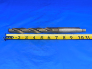 UNION 27/32 O.D. HSS TWIST DRILL BIT MORSE TAPER #3 SHANK 6 1/2 LOC .8437 MT3 - TH1018AJ3