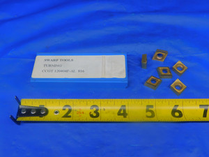 6pcs NEW SWARF TOOLS CCGT 120404F-AL 816 CARBIDE INSERTS CCGT 12 04 04 F-AL - TH1122FKB