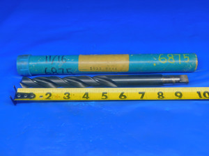 GLEN TOOL 11/16 O.D. HSS TWIST DRILL BIT MORSE TAPER #2 SHANK 6" LOC .6875 MT2 - TH1168CK2