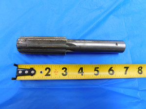 HANNIBAL 1 1/8 OD CARBIDE TIPPED 1 3/32 PILOTED REAMER 7/8 SHANK 8 FLUTE 1.1250 - MH3437AE2