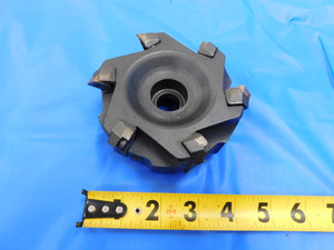 VALENITE 4" O.D. FACE MILL MM-040-6R-125-F 1 1/4" PILOT HOLDS SPEW 43 INSERTS - MH3744TL1