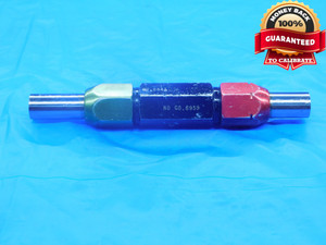 .6841 & .6959 PIN PLUG GAGE GO NO GO .6875 -.0034 UNDERSIZE 11/16 17.676 mm - DE0084RD