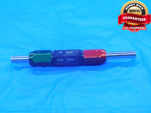 .3200 & .3300 CL XX PIN PLUG GAGE GO NO GO .3281 +.0019 21/64 8 mm .320 .330 - DE0113RD