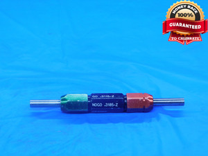 .3115 & .3185 CLASS Z PIN PLUG GAGE GO NO GO .3125 -.0010 UNDERSIZE 5/16 8 mm - DE0118RD