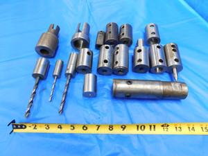 LOT OF LATHE STEEL BUSHINGS FOR LATHE BORING BARS DRILL BITS TOOLING CNC OTHER - MH3904CN2