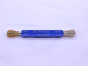 NEW 10 32 UNF 2B VERMONT THREAD PLUG GAGE #10 .190 GO NO GO PD'S = .1697 & .1736 - CH2531VTG