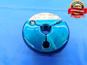 9/16 24 UNEF 3A LEFT HAND THREAD RING GAGE .5625 GO ONLY P.D. = .5354 L.H. CHECK - DW23646LVR