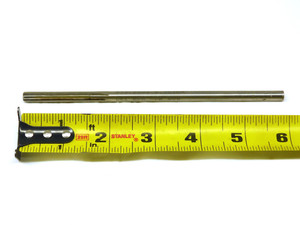 L & I 0.2505 O.D. HSS CHUCKING REAMER 6 FLUTE .2505 1/4 .2500 +.0005 OVERSIZE - DE0404AN3