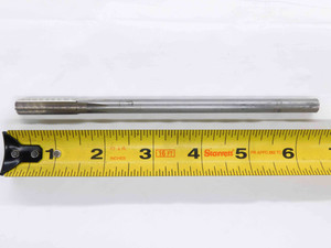 23/64 O.D. HSS CHUCKING REAMER 6 FLUTE .3593 .3954 ONSIZE STRAIGHT SHANK - DE0428AA3