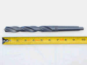25/32 O.D. HSS TWIST DRILL BIT MORSE TAPER #2 SHANK 5 1/4 LOC 10" OAL .7812 MT2 - DE0481AN3
