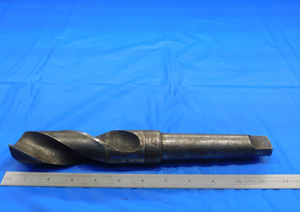 USA MADE 1 17/32 O.D. HSS FLAT BOTTOM DRILL BIT MORSE TAPER #4 SHANK 1.5312 MT4 - DE0542CP2