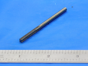 .1575" OD CARBIDE REAMER .152 SHANK 4 FL .1575 .1563 +.0012 OVERSIZE 4 mm - DE0686AA3
