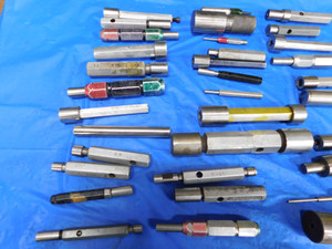LOT OF PLAIN PLUG GAGES PINS MEMBER HANDLES GO & NO GO TAPERLOCK REVERSIBLE - JH2836LVR