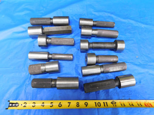 LOT OF PLAIN PLUG GAGES MEMBERS W/ HANDLES GO NO GO INSPECTION TOOLING SMOOTH - JH2839LVR