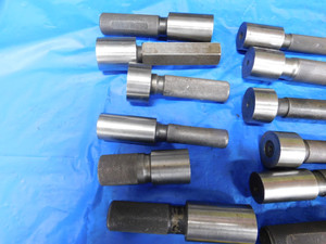 LOT OF PLAIN PLUG GAGES MEMBERS W/ HANDLES GO NO GO INSPECTION TOOLING SMOOTH - JH2839LVR