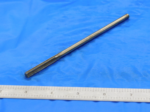USA MADE 0.246" OD HSS REAMER SHANK 6 FL .246 .2460 .2500 UNDERSIZE LETTER D - DE0731BM2