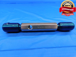 3/4 18 UNS 2A SET THREAD PLUG GAGE .75 .750 GO NO GO P.D.'S = .7125 & .7079 - DW23703LVR 3/4 18 UNS 2A SET THREAD PLUG GAGE .75 .750 GO NO GO P.D.'S = .7125 & .7079 - DW23703LVR