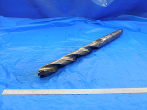 NACHI 1 1/4 O.D. HSS TWIST DRILL BIT MORSE TAPER #4 SHANK 10" LOC 1.25 MT4