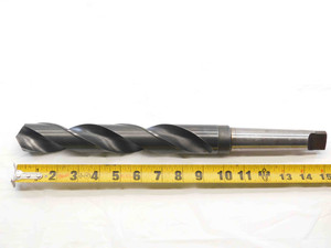 PTD 1 1/2 O.D. HSS TWIST DRILL BIT MORSE TAPER #4 SHANK 8 1/4 LOC 1.5 MT4 USA