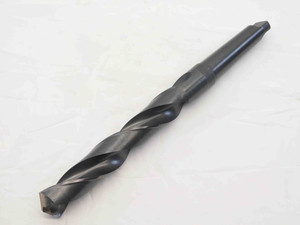 1 3/8 O.D. HSS TWIST DRILL BIT MORSE TAPER #4 SHANK 8" LOC 14 3/4 OAL 1.375 MT4 - DE0967AM3