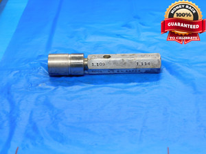 1.1090 & 1.1140 PIN PLUG GAGE GO NO GO 1.1094 1 7/64 28 1.109 1.114 PROGRESSIVE - DE1200LVR