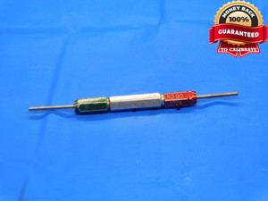 .0713 & .0729 CLASS XX PIN PLUG GAGE GO NO GO .0625 +.0088 OVERSIZE 1/16 2 mm - DE1384LVR