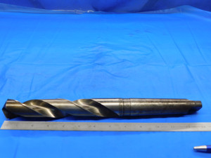 USA MADE 1 9/32 O.D. HSS TWIST DRILL BIT MORSE TAPER #4 SHANK 8" LOC 1.2812 MT4 - DE1144AK3