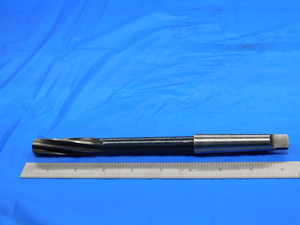 5/8" OD HSS REAMER MORSE TAPER #2 SHANK SPIRAL 6 FL MT2 .625 .6250 ONSIZE 16 mm - DE1558AR1