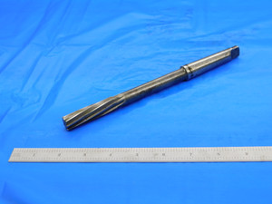 5/8 OD HSS REAMER MORSE TAPER #2 SHANK SPIRAL 8 FL MT2 .625 .6250 ONSIZE 16 mm - DE1557AR1