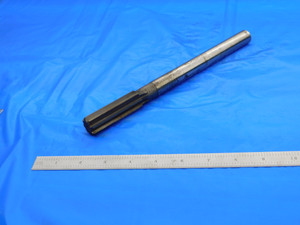 .8760" O.D. HSS CHUCKING REAMER 8 FLUTE .876 .8760 7/8 .8750 +.0010 OVERSIZE - DE1565LVR
