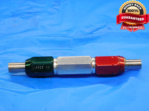 .4525 & .4545 CL XX PIN PLUG GAGE GO NO GO .4531 -.0006 29/64 11.544 mm - DE1601AG3