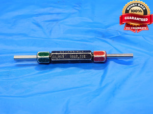 .2470 & .2510 CL Y PIN PLUG GAGE GO NO GO .2500 +.0010 1/4 6.274 mm .247 .251 - DE1627LVR