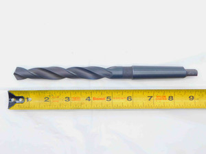 JIT 21/32 O.D. HSS TWIST DRILL BIT MORSE TAPER #2 SHANK 4 7/8 LOC .6562 MT2 - HS0283AK3