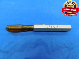 1/8 LP TAPERED PLAIN REFERENCE CHECK LINE PIPE THREAD PLUG GAGE .125 L.P. - DW24257BX2