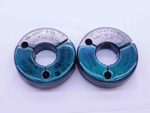 1 1/8 18 NEF 3 THREAD RING GAGES 1.125 GO NO GO P.D.'S = 1.0889 & 1.0853 UNEF-3 - DW24291RD