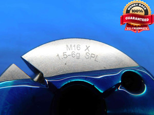 M16 X 1.5 6g SPECIAL THREAD RING GAGES 16 GO NO GO P.D.'S = 15.011 & 14.859 - DW24349RD