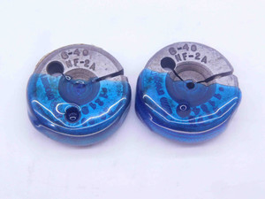 6 40 NF 2A THREAD RING GAGES #6 .138 GO NO GO P.D.'S = .1210 & .1184 UNF-2A - DW24372RD