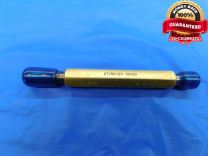 27/64 28 NS 2B THREAD PLUG GAGE .4218 GO NO GO P.D.'S = .3993 & .4033 UNS-2B - DW24450RD