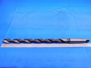 W&B 13/16 O.D. HSS TWIST DRILL BIT MORSE TAPER #3 SHANK 11 1/2 LOC .8125 MT3