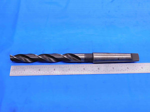 LATROBE 15 mm HSS FLAT BOTTOM TWIST DRILL BIT MORSE TAPER #2 SHANK 4" LOC MT2 - AB0238AK3