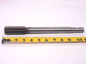 1 1/8 O.D. HSS CHUCKING REAMER 8 FLUTE 1.1250 ONSIZE 1.125 STRAIGHT SHANK - HS0437LVR