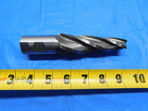 CONICAL ABOUT .750 X 1.45 O.D. TAPERED HSS END MILL 1 1/4 SHANK E1216 5 DEGREE