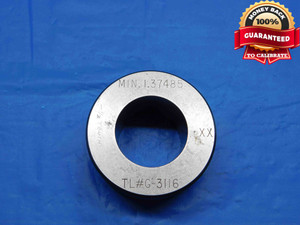 1.37485 CLASS XX MASTER PLAIN BORE RING GAGE 1.3750 -.0002 UNDERSIZE 1 3/8 35 mm - AW0130FKB