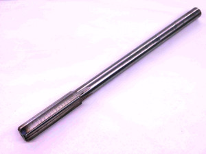 9/16 O.D. HSS CHUCKING REAMER 7/16 STRAIGHT SHANK 6 FLUTE .5625 ONSIZE - HS0529AY3