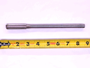 9/16 O.D. HSS CHUCKING REAMER 7/16 STRAIGHT SHANK 6 FLUTE .5625 ONSIZE - HS0529AY3