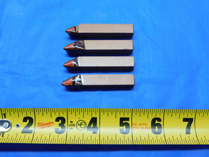 4pcs NEW ACT 3/8" SQUARE SHANK ER6 C5 CARBIDE BRAZED LATHE TURNING TOOL BIT - AW0216AN3