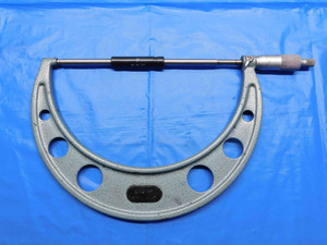 MITUTOYO MECHANICAL OUTSIDE MICROMETER .0001 7-8" RANGE 7" STANDARD INCLUDED