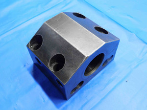 1.5" I.D. BORING BAR LATHE TURRET TOOL HOLDER BLOCK 45MM X 80MM BOLT PATTERN - AW0253AA3