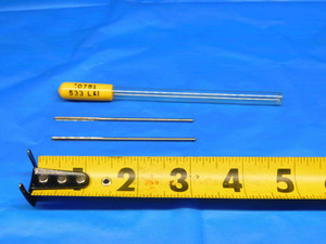 2pcs L&I 0.0781 OD HSS CHUCKING REAMER 4 FLUTE .0781 5/64 ONSIZE 2 mm USA MADE - HS0775CP2